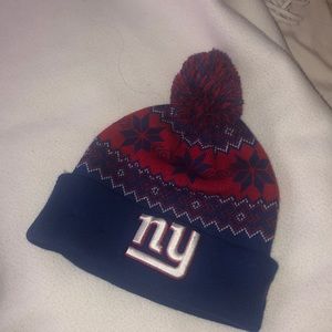 NY giants winter hat